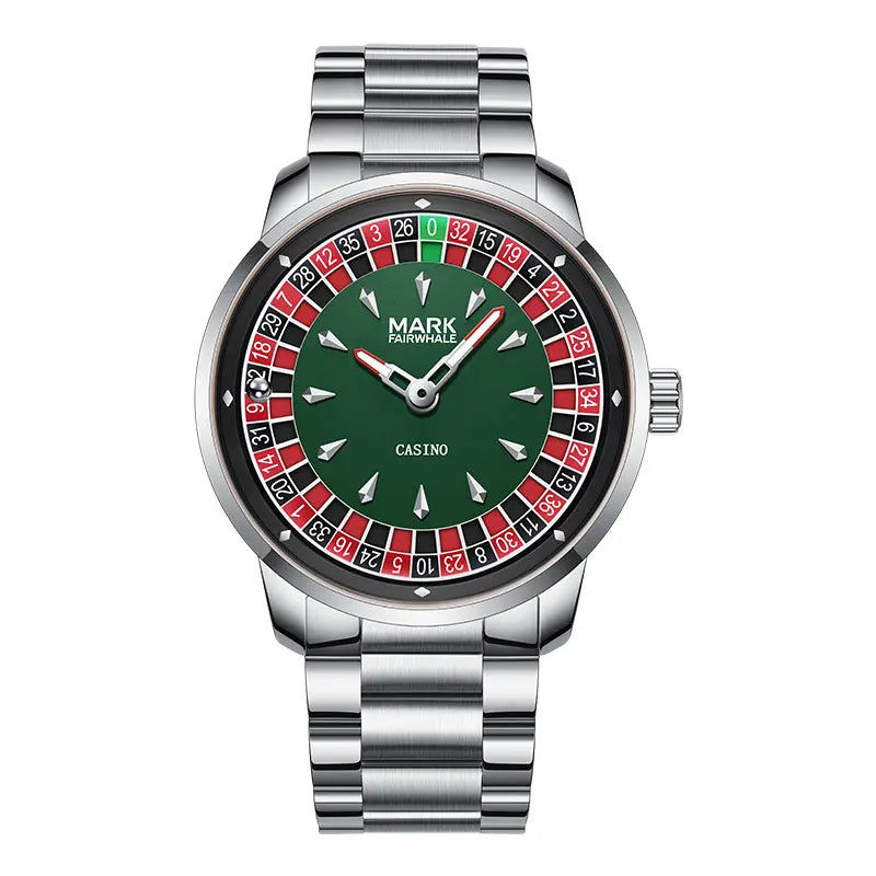 5031 Fashionable Roulette Men Watch Trendy Night Light Waterproof Quartz Watch Light Luxury Watches for Men