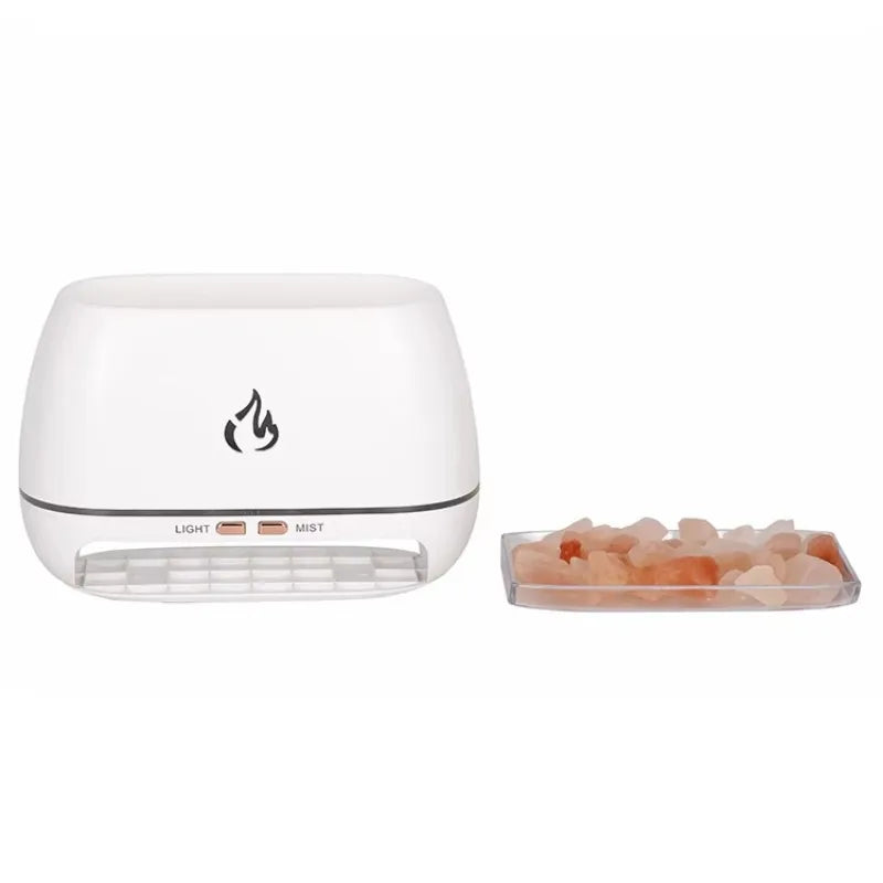 Aroma Diffuser Mini Ultrasonic USB Air Humidifier 3D Flame Diffuser Essential Oils Diffuser Aromatherapy Air Freshener Bedroom