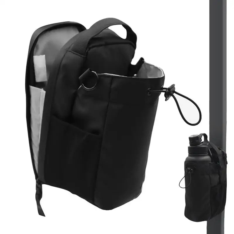 Magnetic Gym Bag Large Capacity Carrier Bag with Phone Pocket Portable Gym Water Bottle Pouch Gym Accessories Organizer for Men