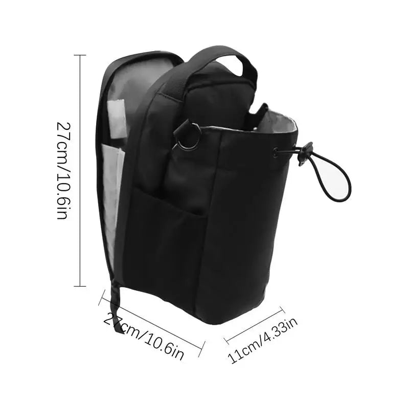 Magnetic Gym Bag Large Capacity Carrier Bag with Phone Pocket Portable Gym Water Bottle Pouch Gym Accessories Organizer for Men