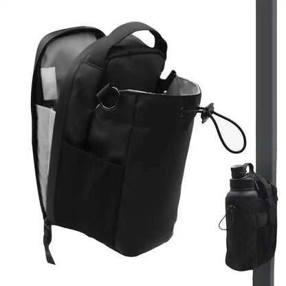 Magnetic Gym Bag Large Capacity Carrier Bag with Phone Pocket Portable Gym Water Bottle Pouch Gym Accessories Organizer for Men